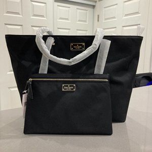 NWT Kate Spade Tote Bag and Makeup Bag